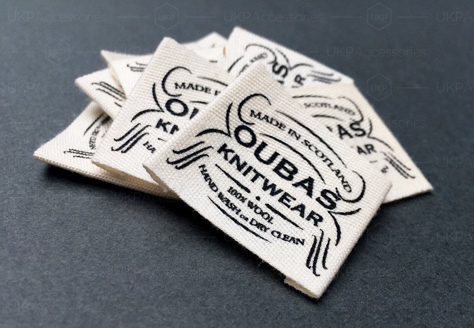 custom printed fabric labels uk