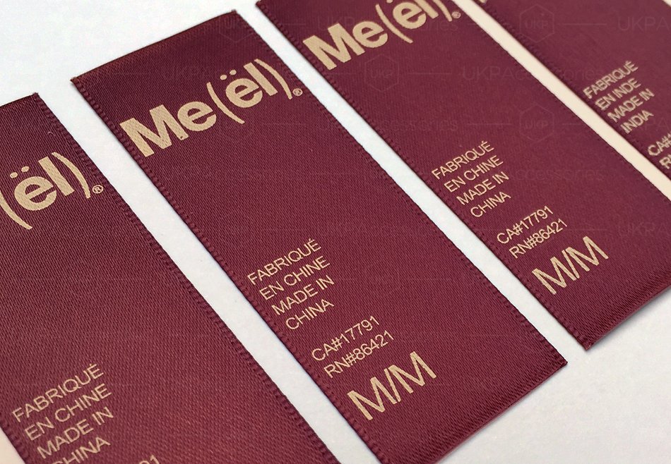 Printed wash care labels