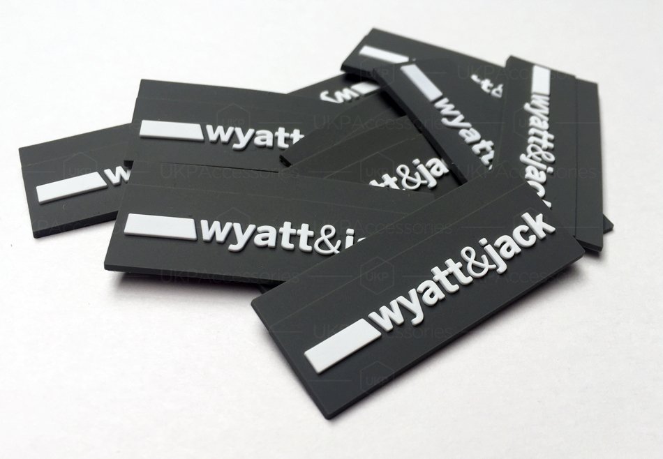 Custom Rubber Labels U.K.P. Accessories