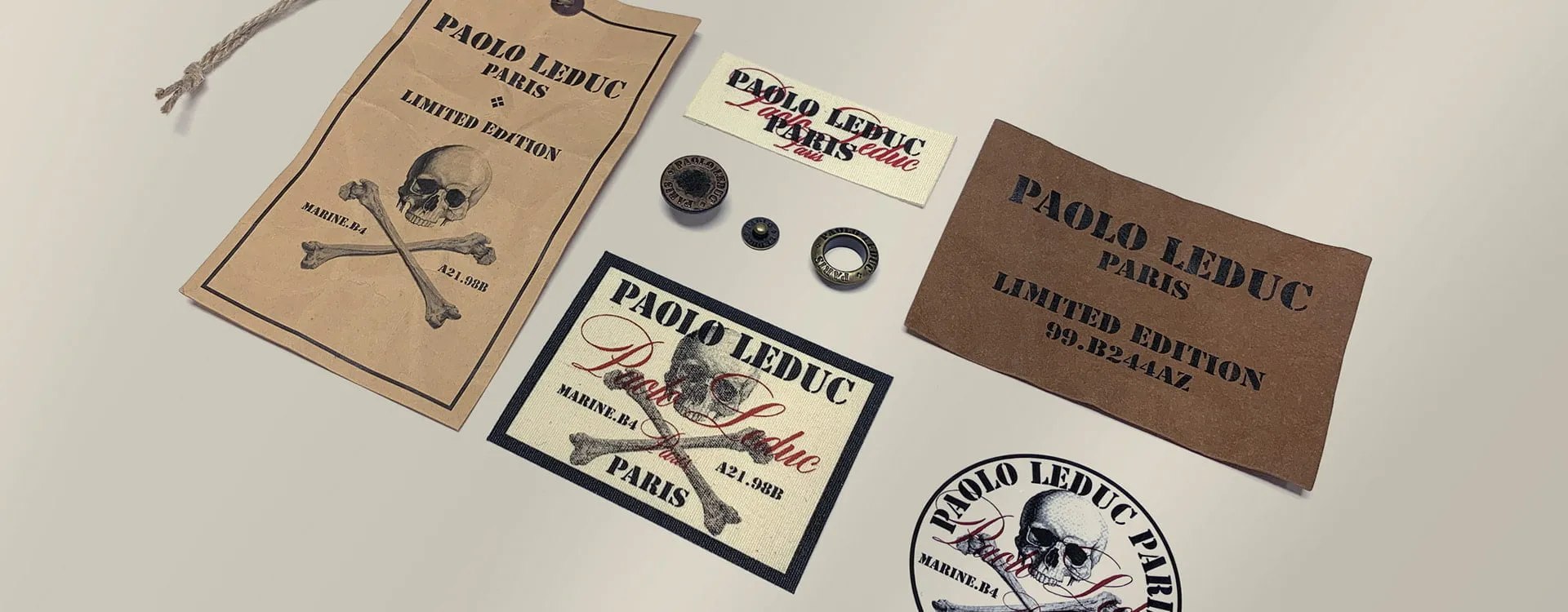 Complete garment branding collection Complete garment branding collection.