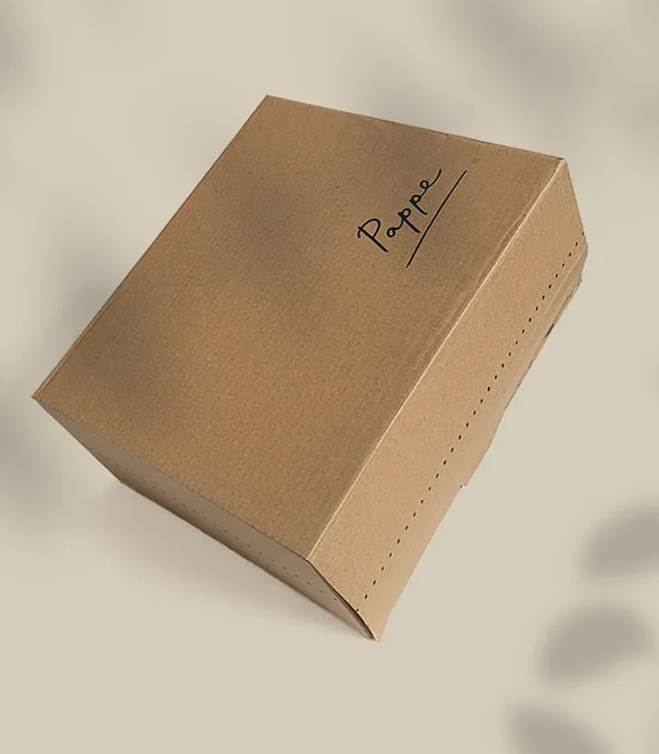 Sustainable box packaging.