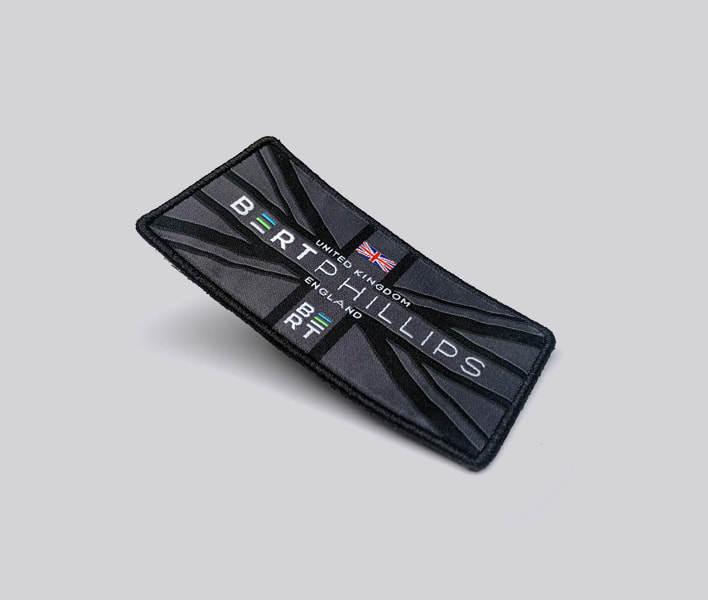 Custom Fabric Clothing Badges U.K.P. Accessories