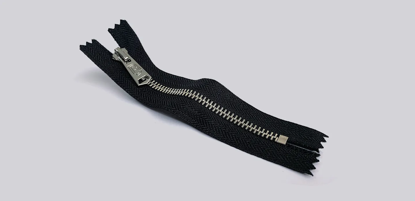 Metal Zipper Pulls on a zipper